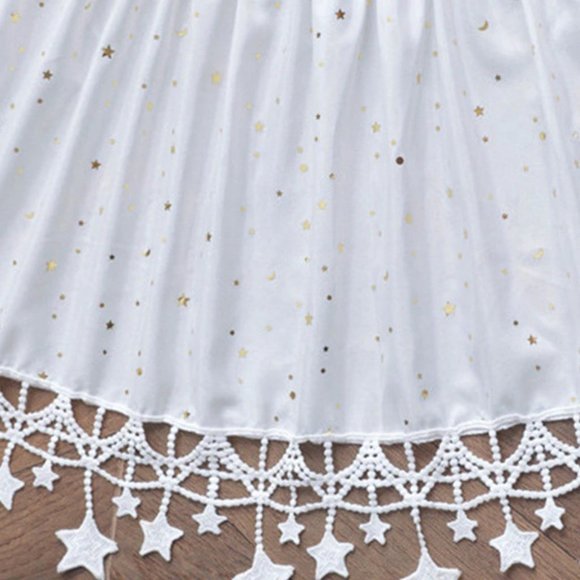 kawaii gothic lolita star lace and print hoop petticoat style crinoline - Picture 8 of 9